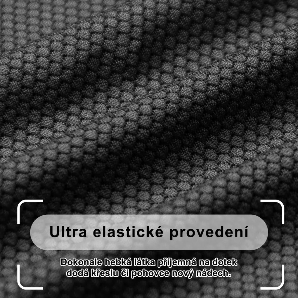 Ultra elastický poťah na trojmiestnu pohovku BestBerg / šedá
