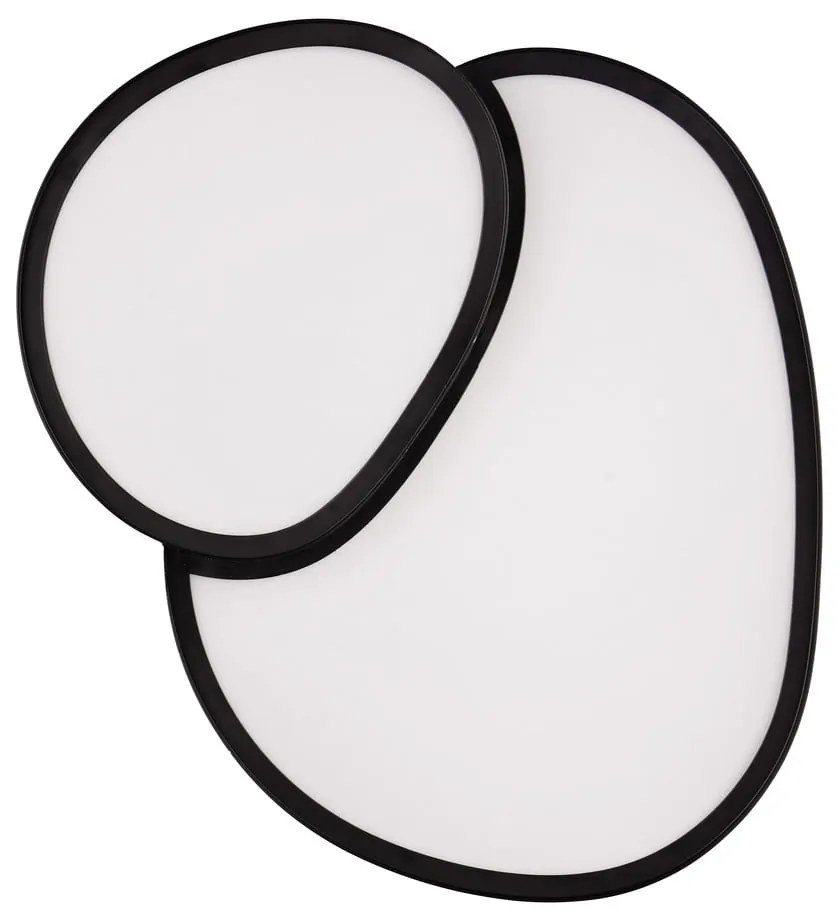 Čierne LED stropné svietidlo 36x43.5 cm Rise – Trio