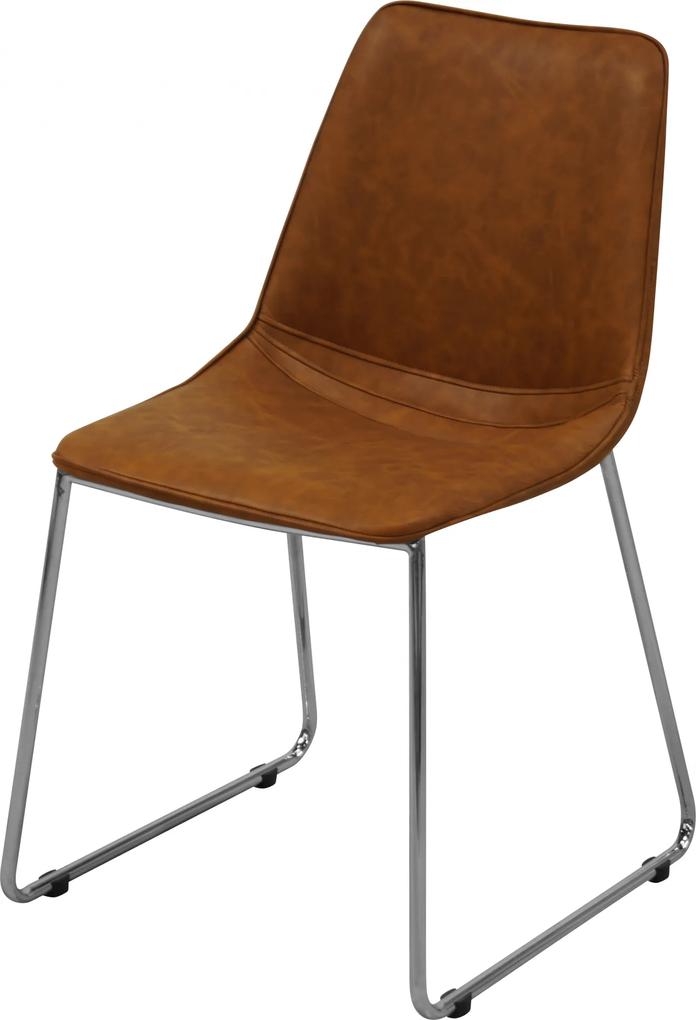Bighome - Jedálenská stolička FELIX, hnedá