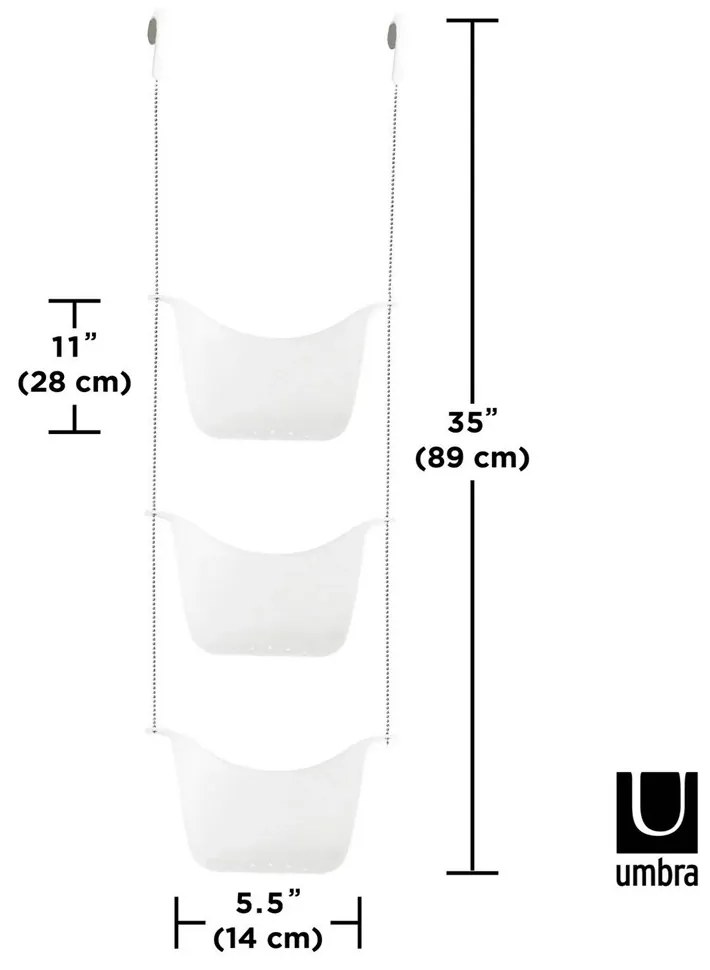 Umbra Závesná polička do sprchy BASK 91x28 cm