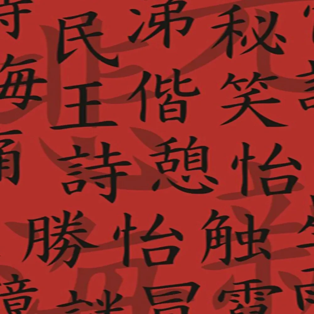 Gario Paraván Japonské znaky Rozmery: 145 x 170 cm, Prevedenie: Otočný paraván 360°