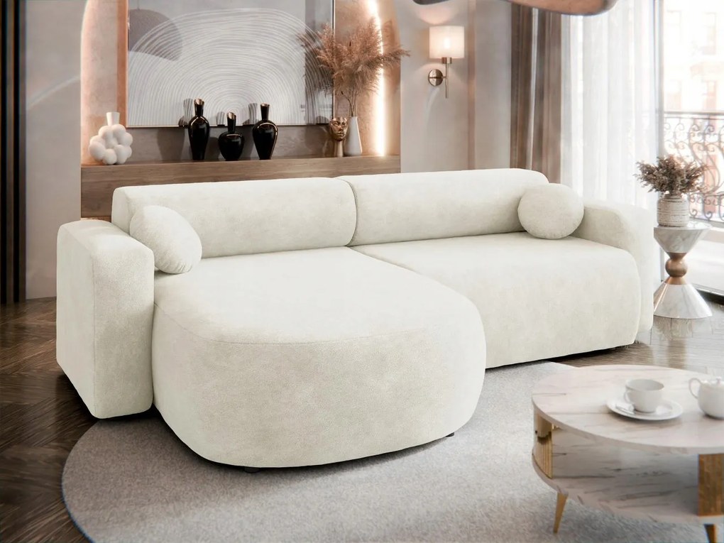 Rohová sedacia súprava Gdansk (biela)