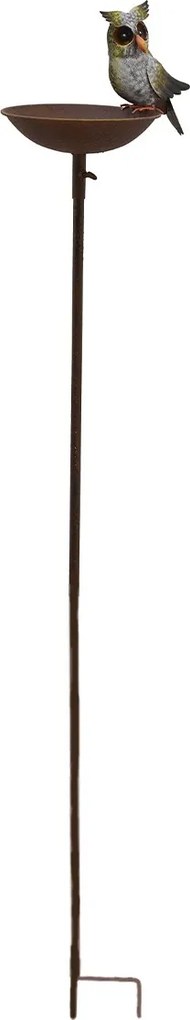 Kŕmidlo pre vtáky OWL 124,5 cm hnedé