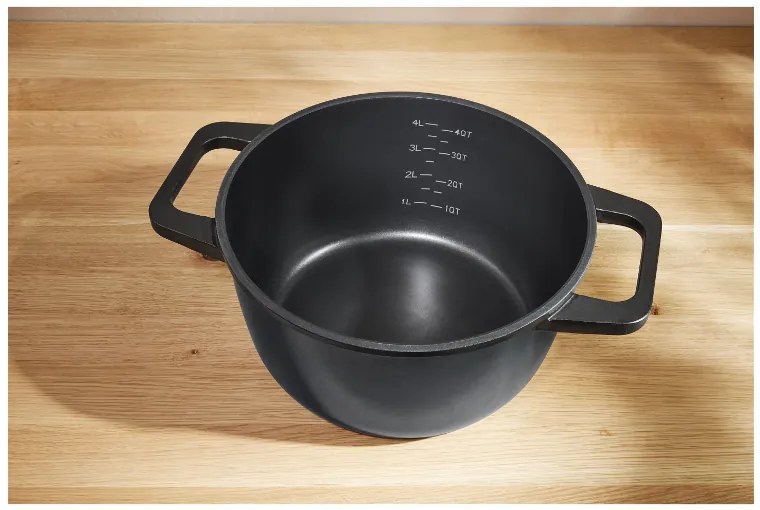 Silvercrest®  Hrniec z hliníkovej zliatiny, 24 cm (čierna)  (100390959)