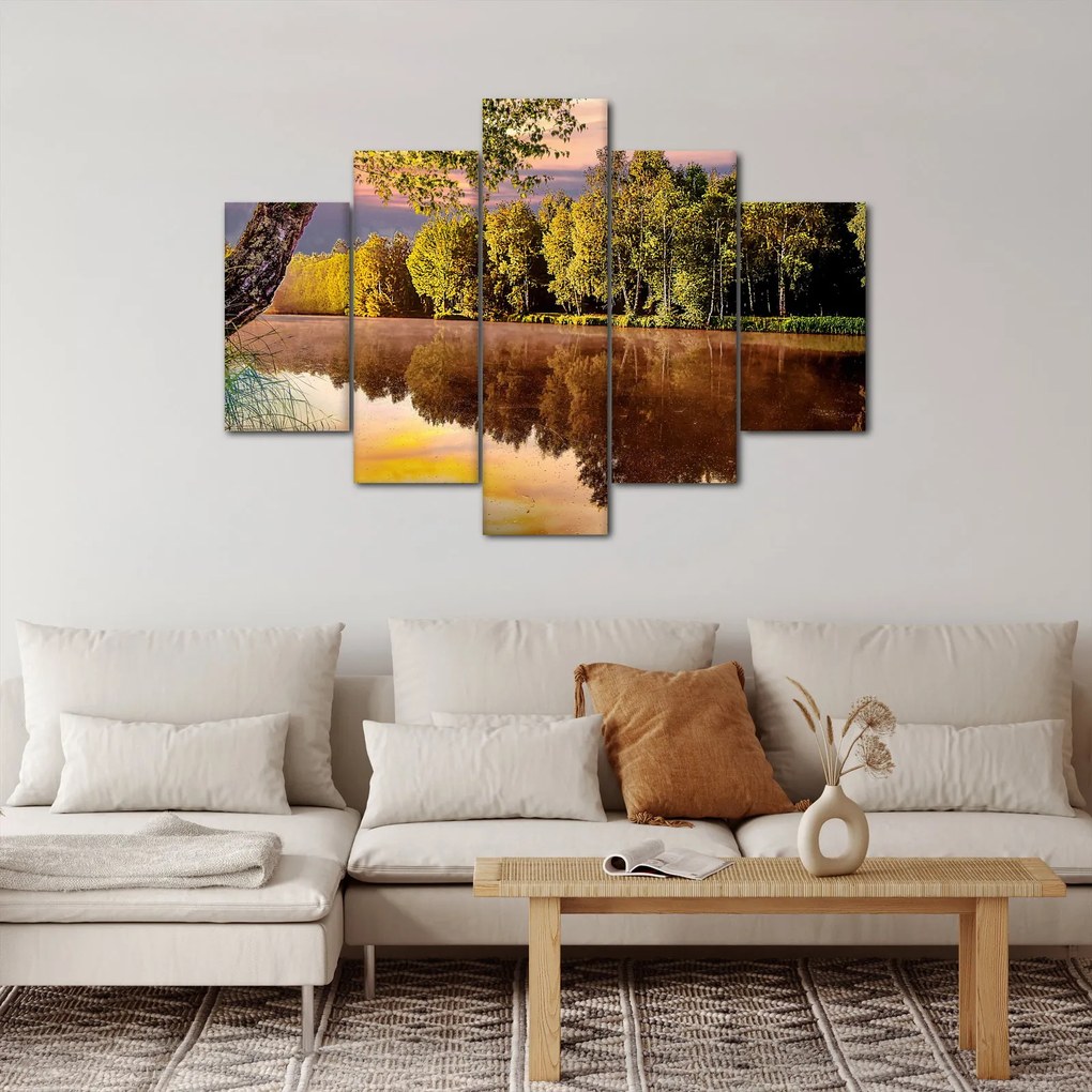 Obraz - Za riekou (150x105 cm)