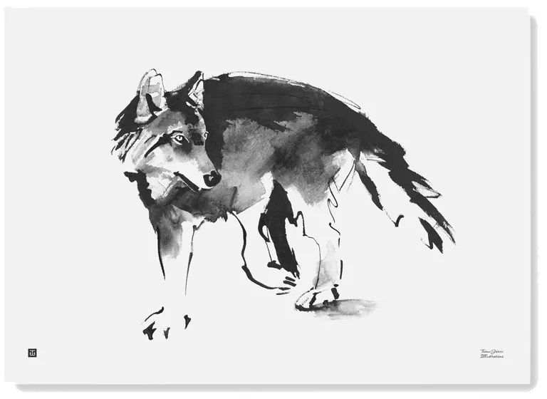Plagát Wolf 70x50