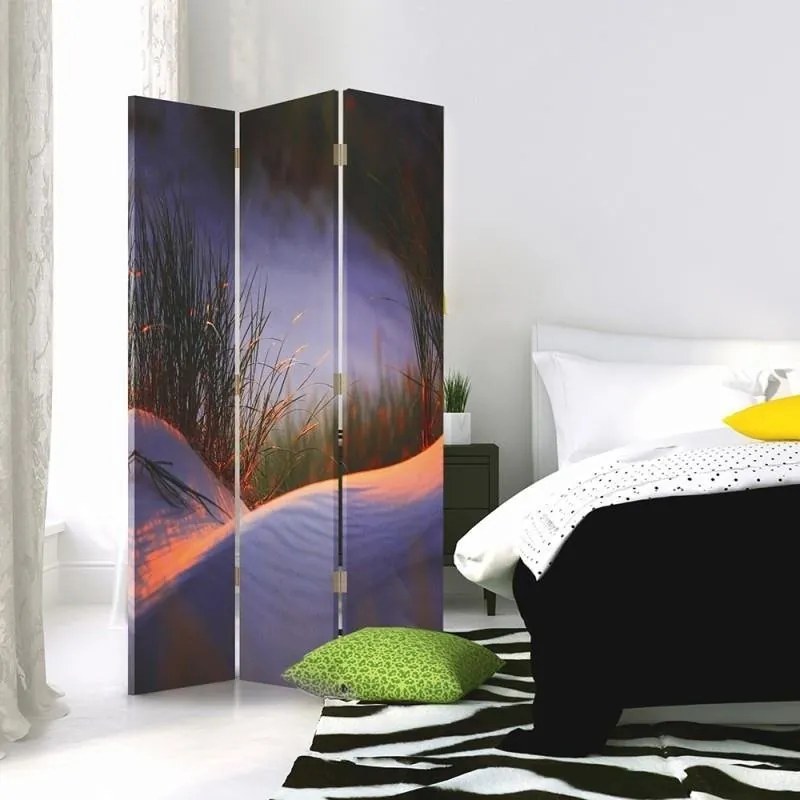Gario Paraván Duny za úsvitu Rozmery: 145 x 170 cm, Prevedenie: Otočný paraván 360°