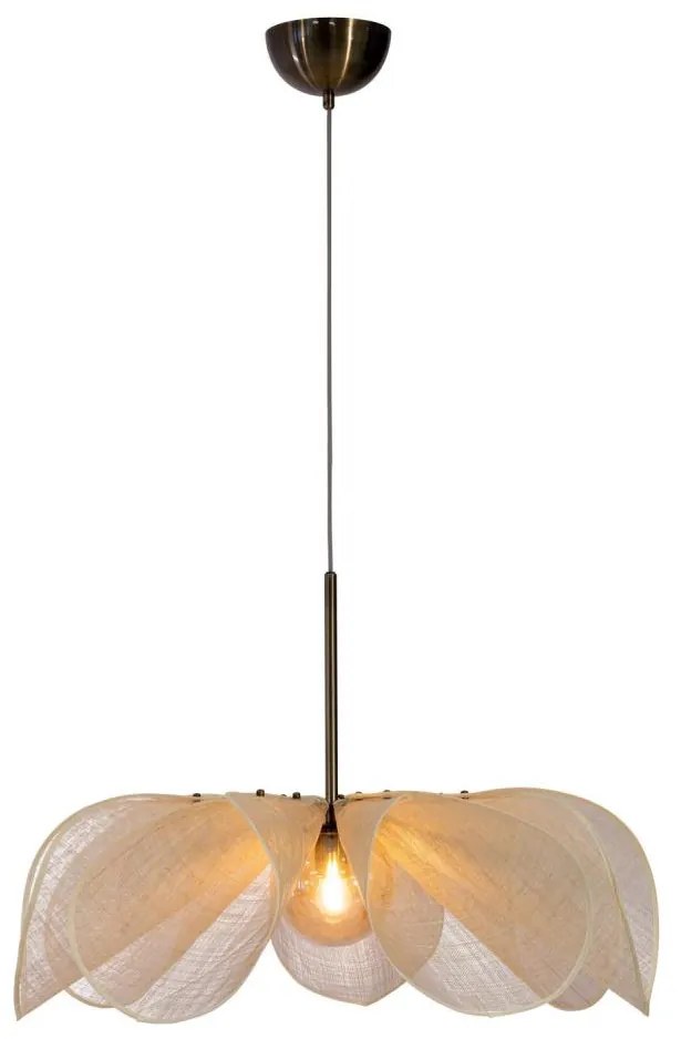 Markslöjd 108661 - Luster na lanku STYRKA 1xE27/40W/230V pr. 75 cm béžová