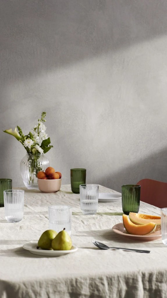 KÄHLER Pohár na vodu Hammershøi Clear 370 ml – set 4 ks