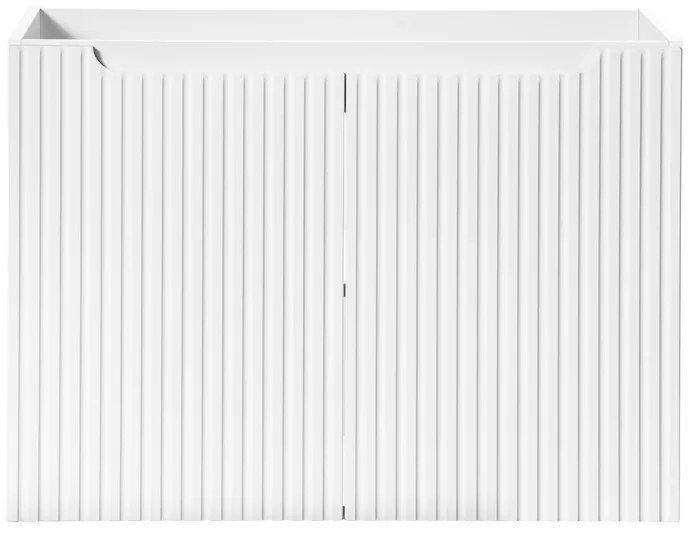 Závesná skrinka pod umývadlo Nova White II s doskou 80 cm biela