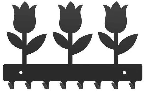 Vešiak na kľúče KVETY