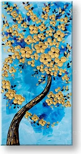 Autorská reprodukcia na plátne STROMY XOBFB104E1