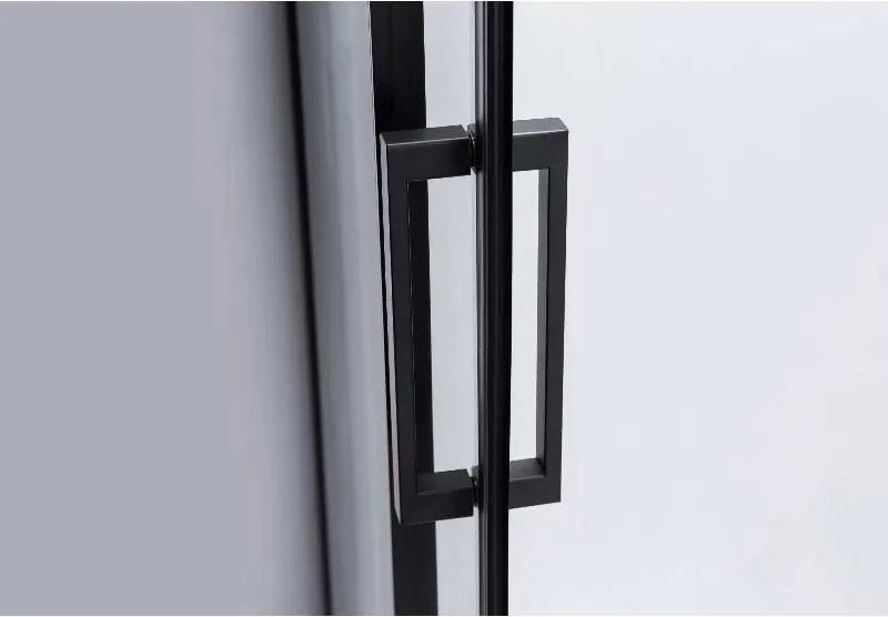 BPS-koupelny Obdĺžnikový sprchovací kút HYD-OK14A 100x90 čierna/transparent - bez vaničky