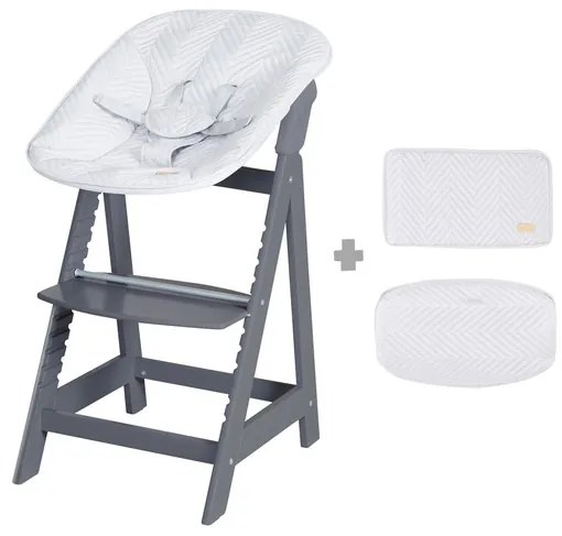 roba Detská vysoká stolička Born Up Zickzack 2 v 1 (antracitová) (100366796)