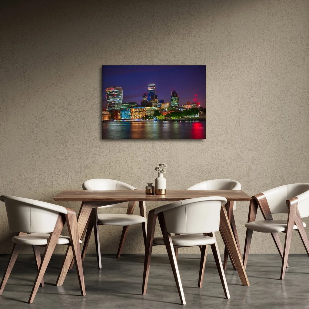 Obraz - Večerný Londýn (70x50 cm)
