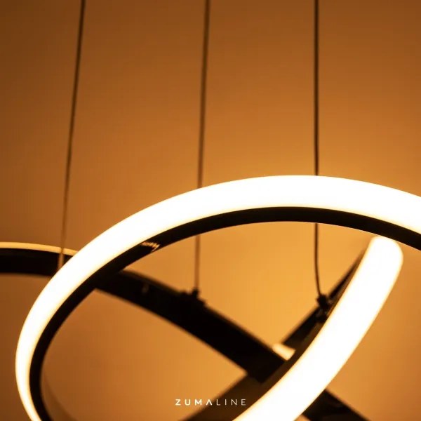 Zuma Line MD9717-1-3BCD - LED Luster na lanku INDIGO LED/44W/230V čierna