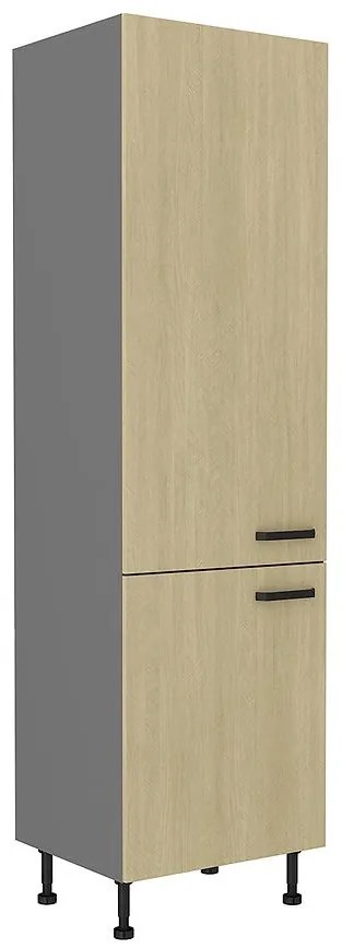 Kuchynská skrinka SCANDI jedľa/antracitová 60dk-215 2f