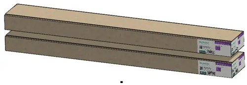 Brána POLARGOS Safir Element 400 x 150 cm dvojkrídlová stavebnicové prevedenie 7024 grafitová sivá