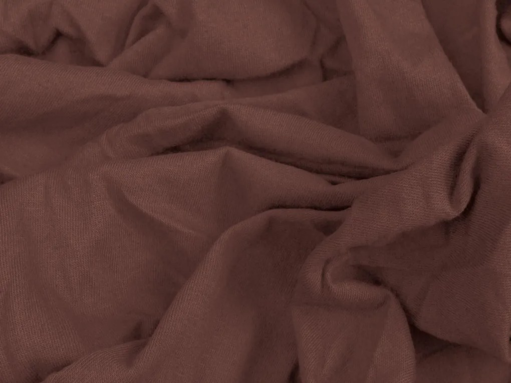 Jersey plachta tmavohnedá 180 x 200 cm