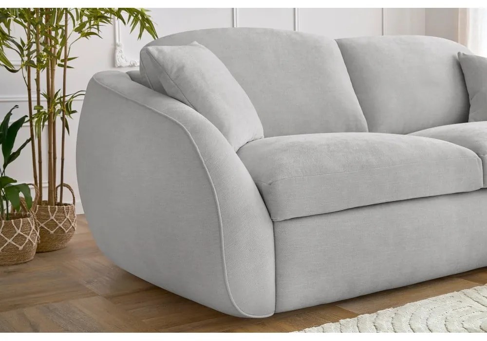 Svetlosivá rozkladacia pohovka 235 cm Cezanne – Bobochic Paris