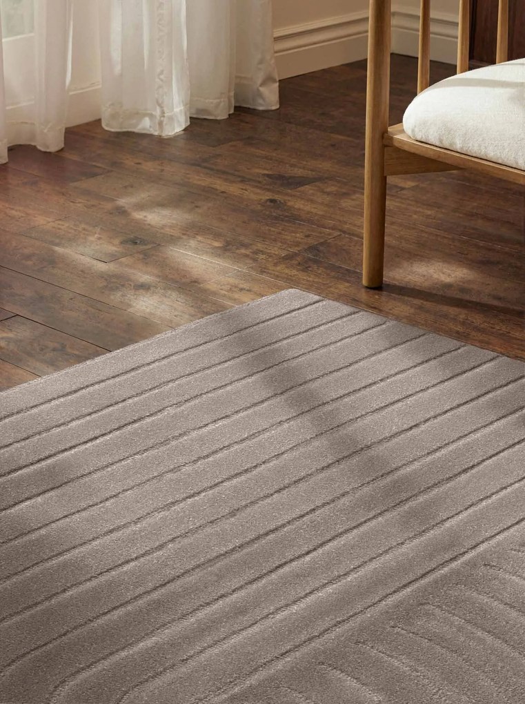 Vikosa, Kusový koberec Vikosa Arcura 106270 Light Grey, 200x300, šedá, obývacia izba