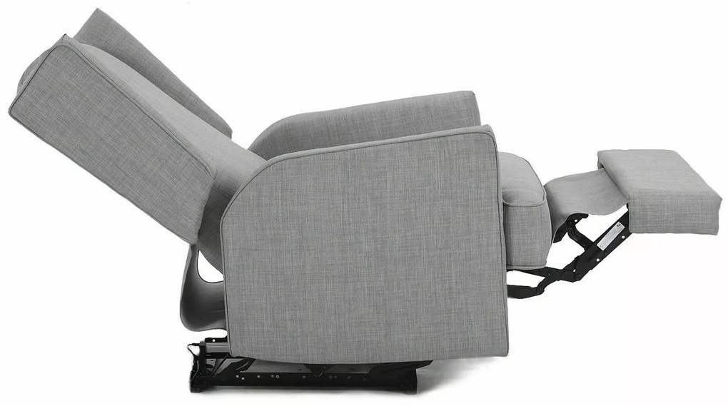 Elektrické polohovací křeslo Uranos s USB šedé