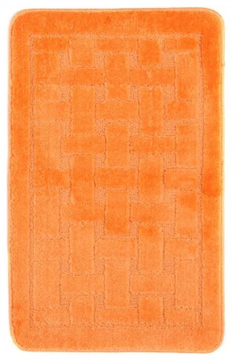 Kúpeľňová predložka 1039 oranžová, Velikosti 50x80cm