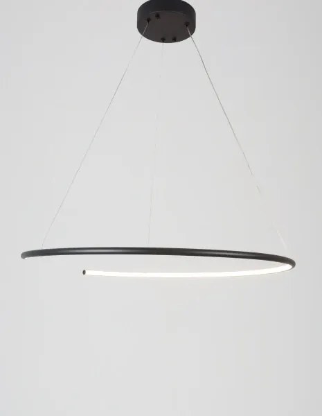 LED luster Breda 70 čierne