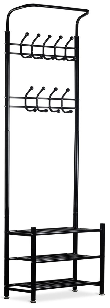 Wellhox Vešiak na oblečenie + skrinka, polica, polica na topánky