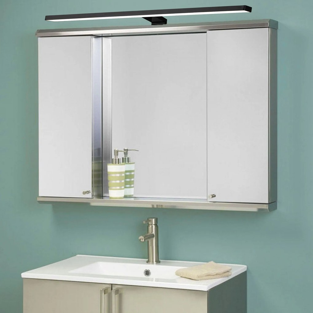 TOP LIGHT Svetlo nástenné Gila C XL, Čierna