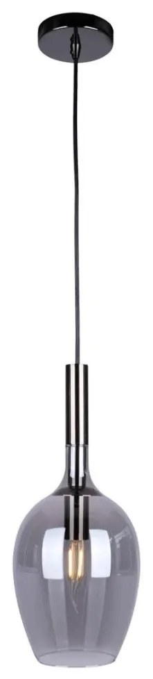 Luster na lanku LUGANO 1xE14/40W/230V šedá