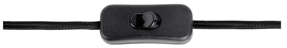 Čierna stolová lampa (výška 43 cm) Boaz – Leitmotiv