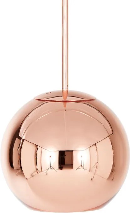 Tom Dixon Závesná lampa Copper Round 25 cm MSS02REU