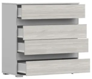 Komoda 4S HELIOS 90 cm dub kathult/biela