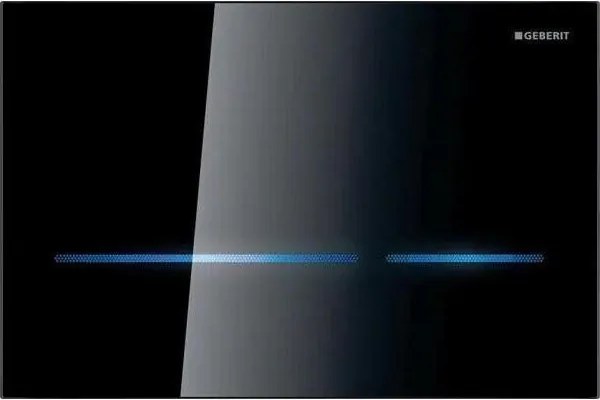 Geberit 116.090.SG.6- Bezdotykové splachovacie tlačidlo Sigma80 24,7x16,4 cm IP45 čierne