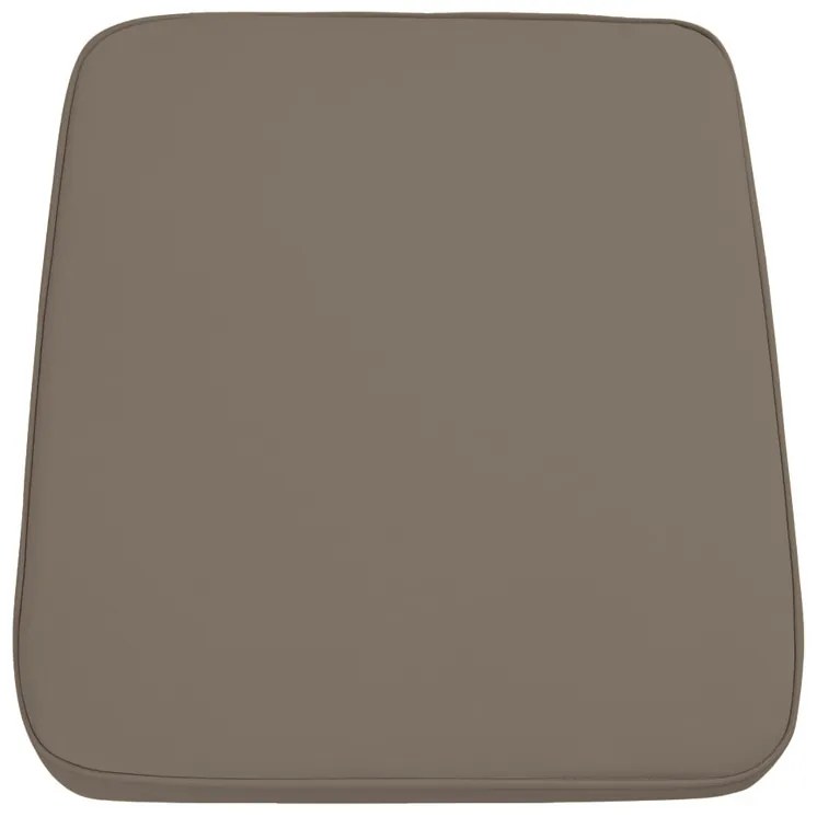 Vonkajší podsedák na stoličku VIREON 44x45 cm, sivo-hnedý