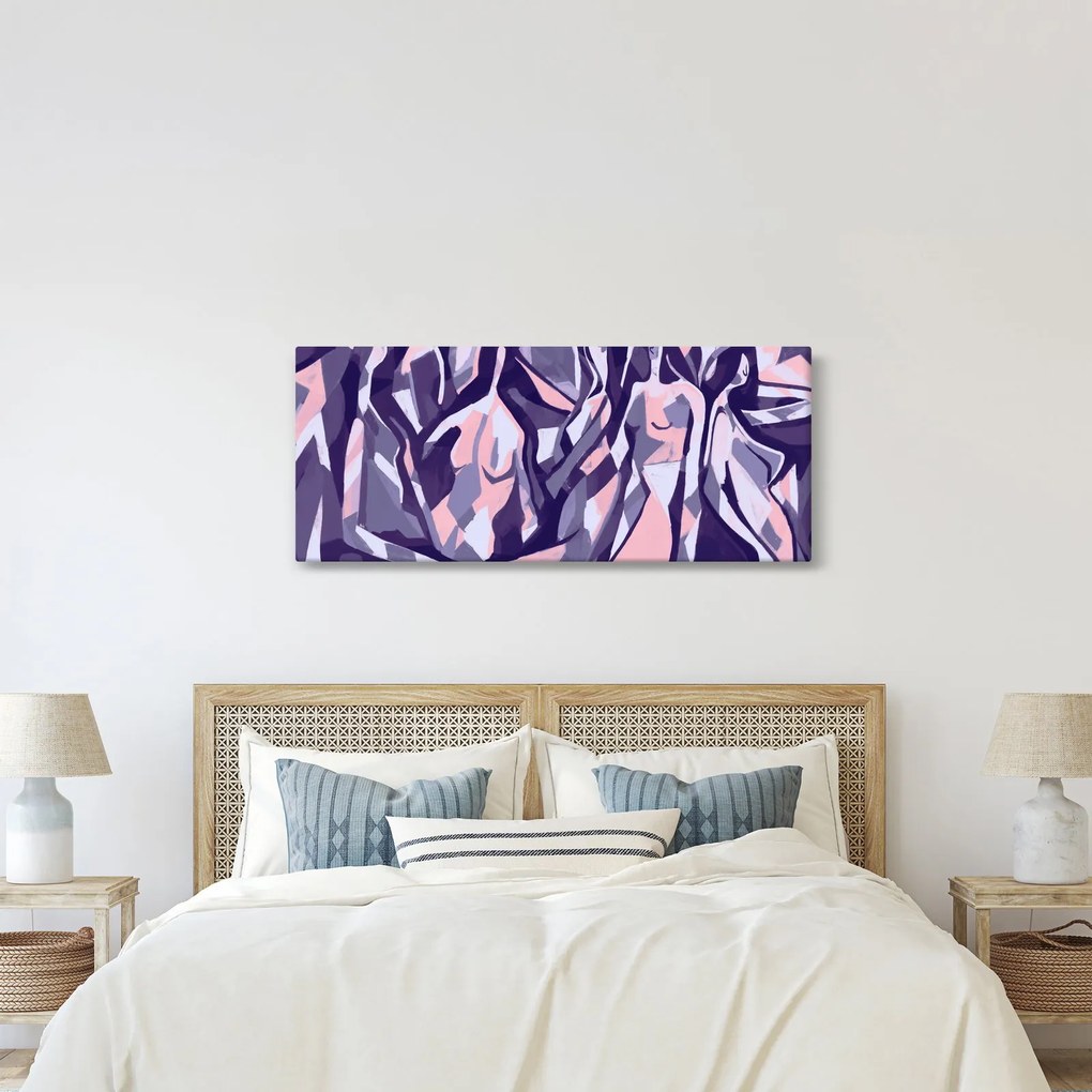 Obraz - Abstraktné ženy (120x50 cm)