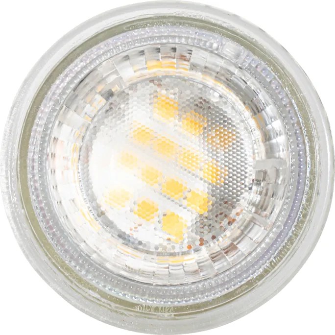 Sada 5 GU10 50mm stmievateľných čírych LED žiaroviek 2,5W 450 lm 2700K