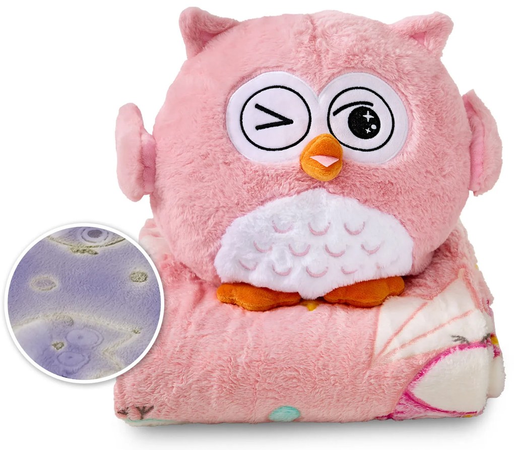 Dormeo náladová sovička ružová (nezbedná)
