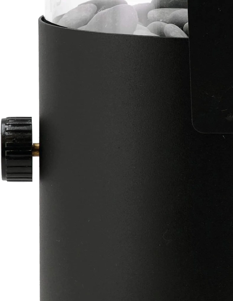 Plynový lampáš COSI Cosiscoop Original, kov čierny ~ Ø16 x výška 30 cm