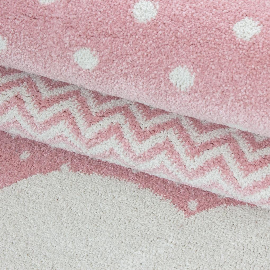 Ayyildiz koberce DOPREDAJ: 160x230 cm Detský kusový koberec Bambi 820 pink - 160x230 cm