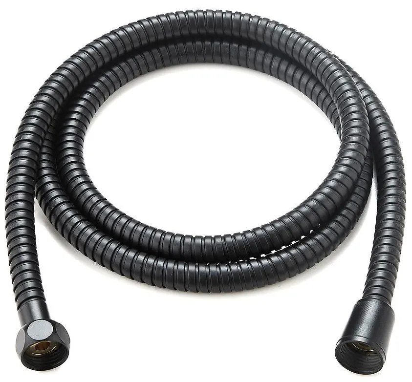 Sprchová hadica čierna Rea Black 150 cm