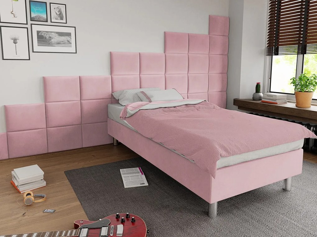 Čalúnená jednolôžková posteľ Estelle B, Dostupné poťahy: Manila 35, Rozmer postele: 120x200