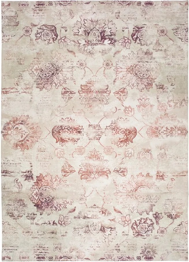 Béžový koberec s prímesou bavlny Universal Chenile Beig, 60 × 110 cm
