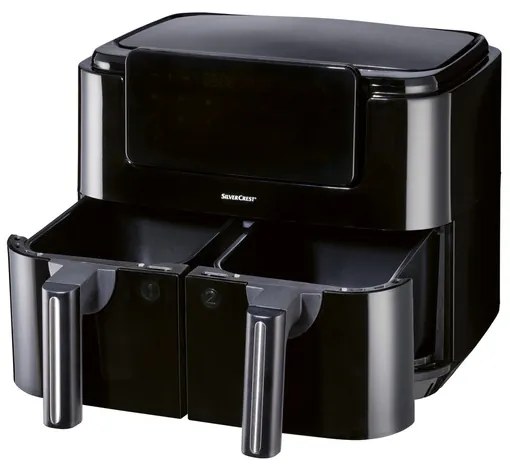SILVERCREST® KITCHEN TOOLS Dvojzónová teplovzdušná fritéza SHLFDD 2400 A1 (100368795)