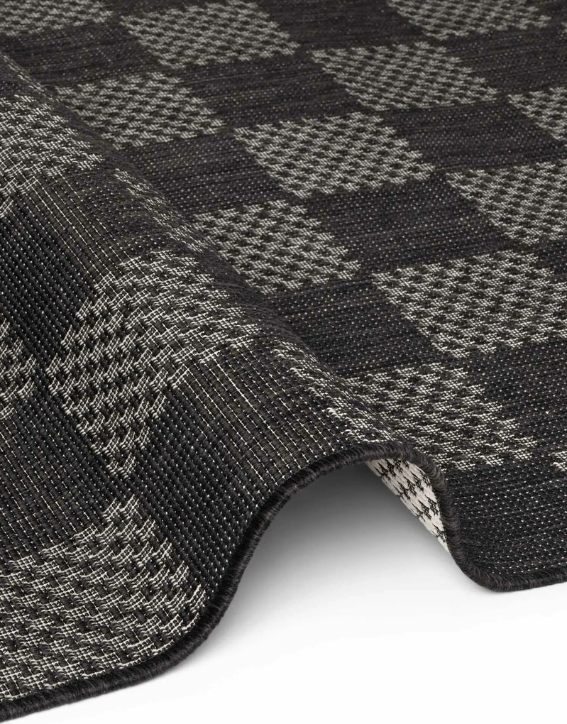 Ted Baker, Kusový koberec Ted Baker Haringey 106385 Black White, 200x300, čiernobiela, chodba / predsieň