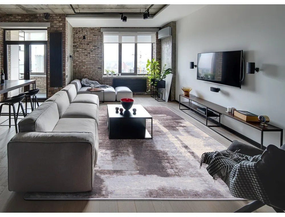 Sivý vlnený koberec 200x300 cm Mist – Agnella