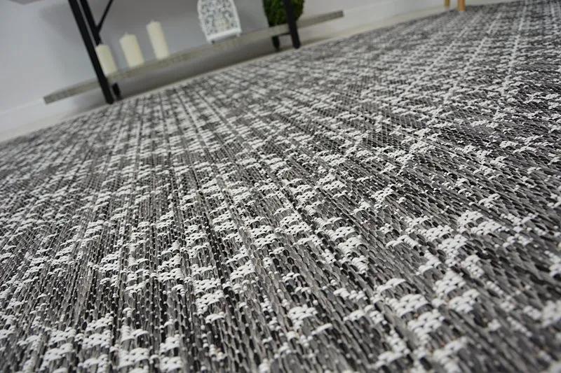 styldomova Šnúrkový koberec sizal loft 21145 strieborno/sivý