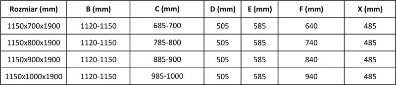 Mexen Apia, sprchový kút s posuvnými dverami 115 (dvere) x 100 (stena) cm, 6mm číre sklo, chrómový profil, 840-115-100-01-00