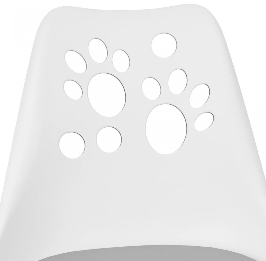 Otočná stolička Grover bielo-sivá
